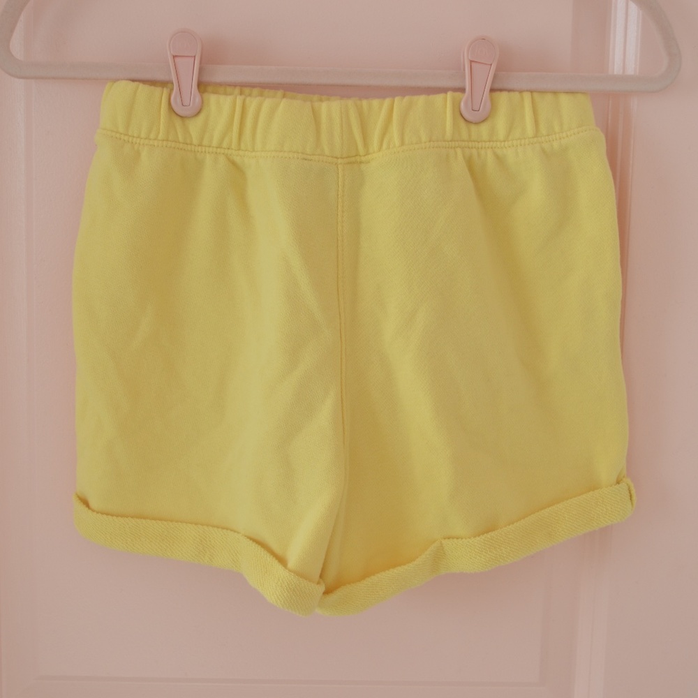 EUC Light Yellow Terrycloth Shorts - Picture 5 of 5
